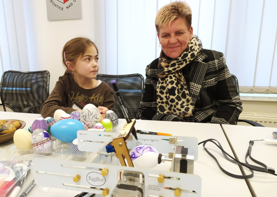 Mezigenerační velikonoční tvoření v Tékáčku