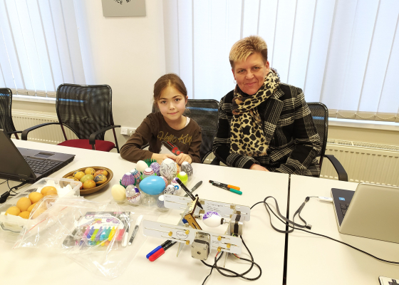 Mezigenerační velikonoční tvoření v Tékáčku